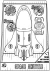 ASTRO VENTURE 3+ FUNCTIONAL MECHANICAL ARM FIGURE FITS INSIDE! SPACE SHUTTLE SPACE SHUTTLE PRESS BUTTON FOR LIGHTS & SOUND PLAY MIND SPACE SHUTTLE