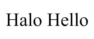 HALO HELLO