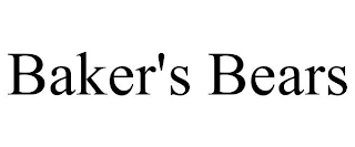 BAKER'S BEARS
