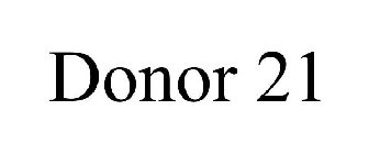 DONOR 21