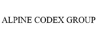 ALPINE CODEX GROUP