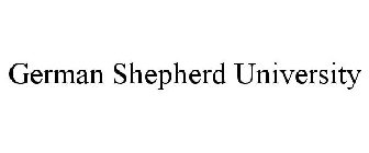 GERMAN SHEPHERD UNIVERSITY