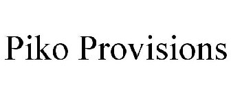 PIKO PROVISIONS