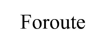 FOROUTE