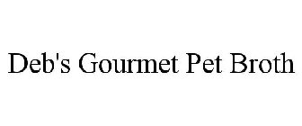 DEB'S GOURMET PET BROTH
