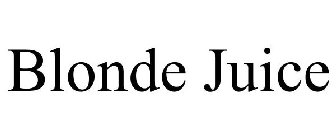 BLONDE JUICE