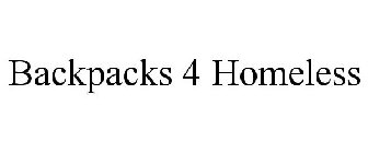 BACKPACKS 4 HOMELESS
