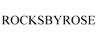 ROCKSBYROSE
