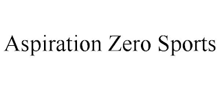 ASPIRATION ZERO SPORTS