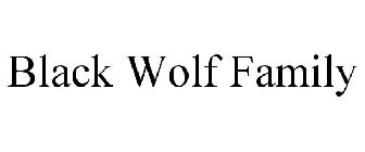 BLACK WOLF FAMILY