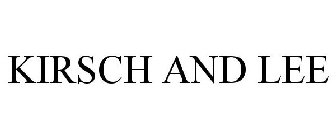 KIRSCH AND LEE