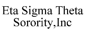 ETA SIGMA THETA SORORITY,INC