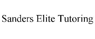 SANDERS ELITE TUTORING