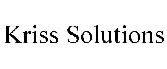 KRISS SOLUTIONS