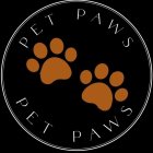 PET PAWS PET PAW PRINTS