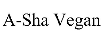 A-SHA VEGAN