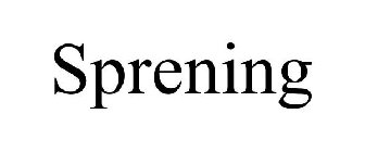 SPRENING