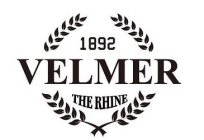 1892 VELMER THE RHINE