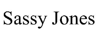 SASSY JONES