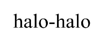 HALO-HALO
