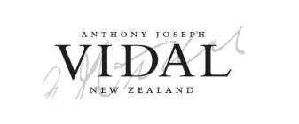 ANTHONY JOSEPH VIDAL NEW ZEALAND  A. J. VIDAL