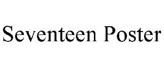 SEVENTEEN POSTER
