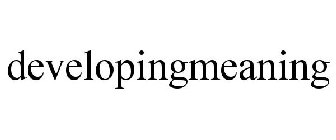 DEVELOPINGMEANING