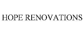 HOPE RENOVATIONS
