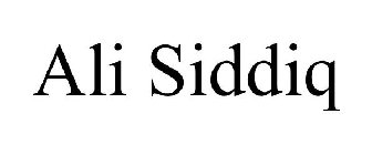 ALI SIDDIQ
