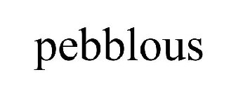 PEBBLOUS