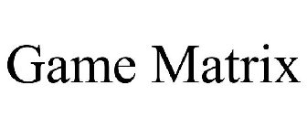GAME MATRIX