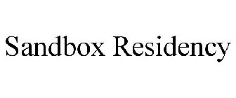 SANDBOX RESIDENCY