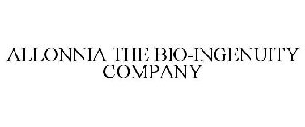 ALLONNIA THE BIO-INGENUITY COMPANY