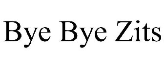 BYE-BYE ZITS