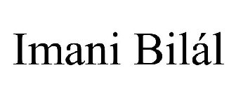 IMANI BILÁL