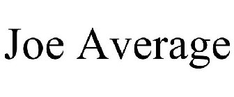 JOE AVERAGE