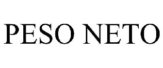 PESO NETO