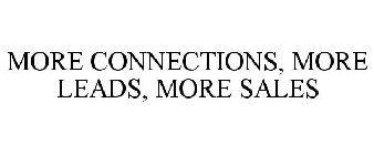 MORE CONNECTIONS, MORE LEADS, MORE SALES