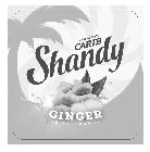 BREWED BY CARIB SHANDY GINGER CRISP & REFRESHING