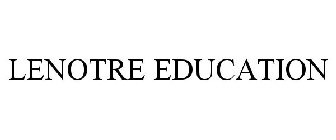 LENOTRE EDUCATION