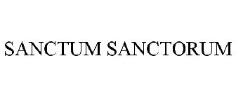 SANCTUM SANCTORUM