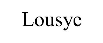 LOUSYE