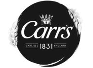 CARR'S CARLISLE 1831 ENGLAND