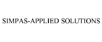 SIMPAS-APPLIED SOLUTIONS