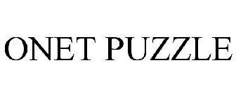 ONET PUZZLE