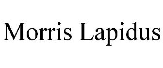 MORRIS LAPIDUS