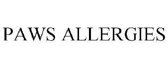 PAWS ALLERGIES