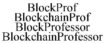 BLOCKPROF BLOCKCHAINPROF BLOCKPROFESSOR BLOCKCHAINPROFESSOR