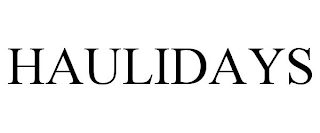 HAULIDAYS
