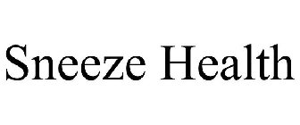 SNEEZE HEALTH